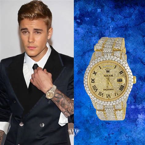 Justin Bieber Rolex watch